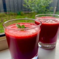 A picture of Beetroot juice.