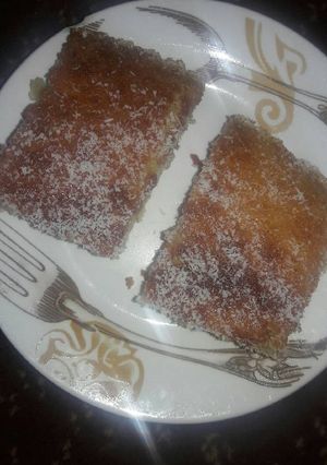 صورة لوصفة بسبوسه كتير طيبي