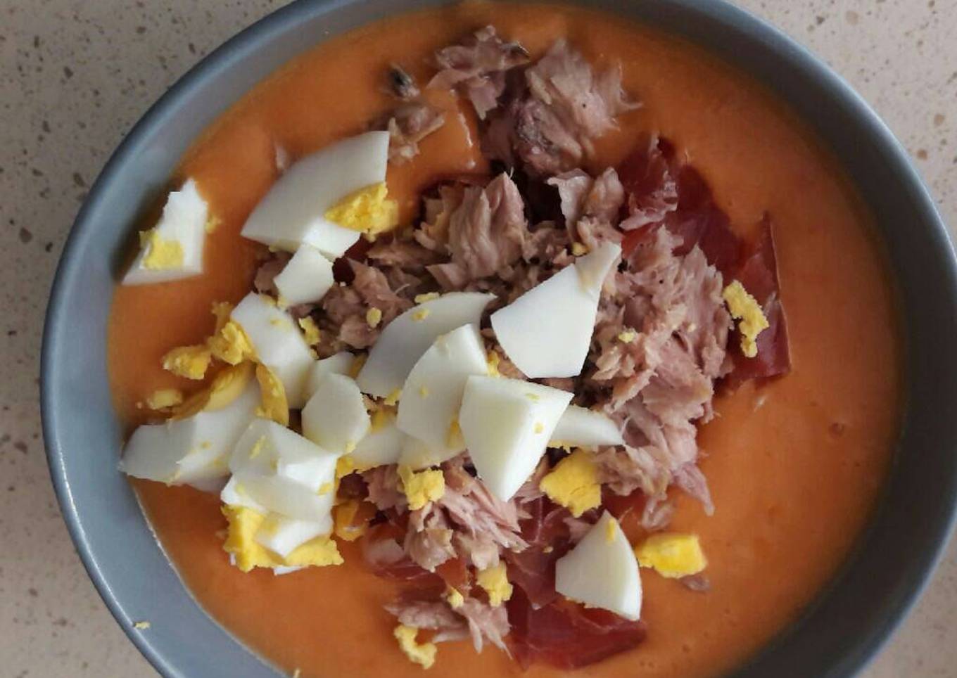 Salmorejo ligero Thermomix