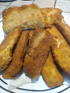 Una foto de Milanesas de pescado