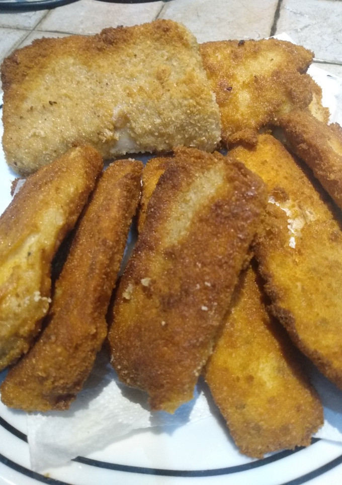 Una foto de Milanesas de pescado