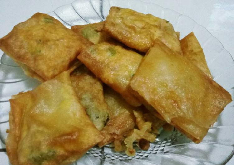 Martabak telur isi jagung wortel renyah