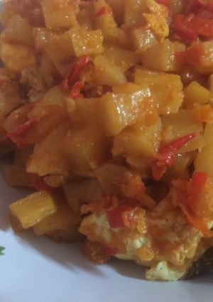 Foto resep 🥔kentang balado bumbu merah