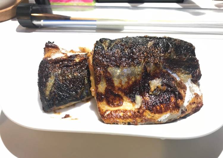 Simple Way to Make Delicious Mackerel fish in sweet Kyoto-style miso