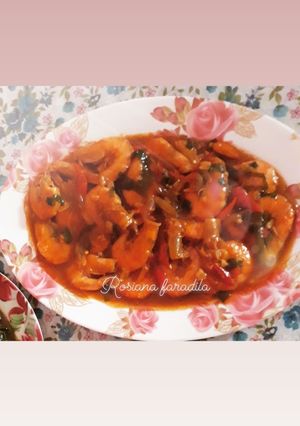 Foto resep Udang Saos Padang