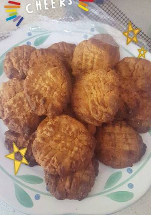 A picture of Dairy and Gluten Free Peanut Butter Cookies.