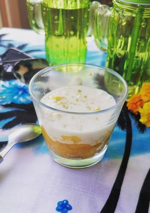 Une photo de Tiramisu de mangue légère