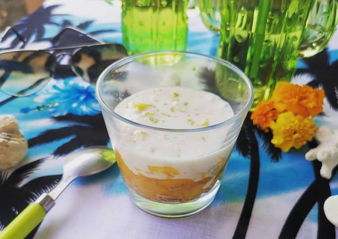 Recette Savoureux Tiramisu de mangue légère