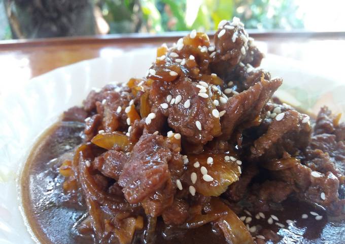 Daging Sapi Masak Saus Oriental