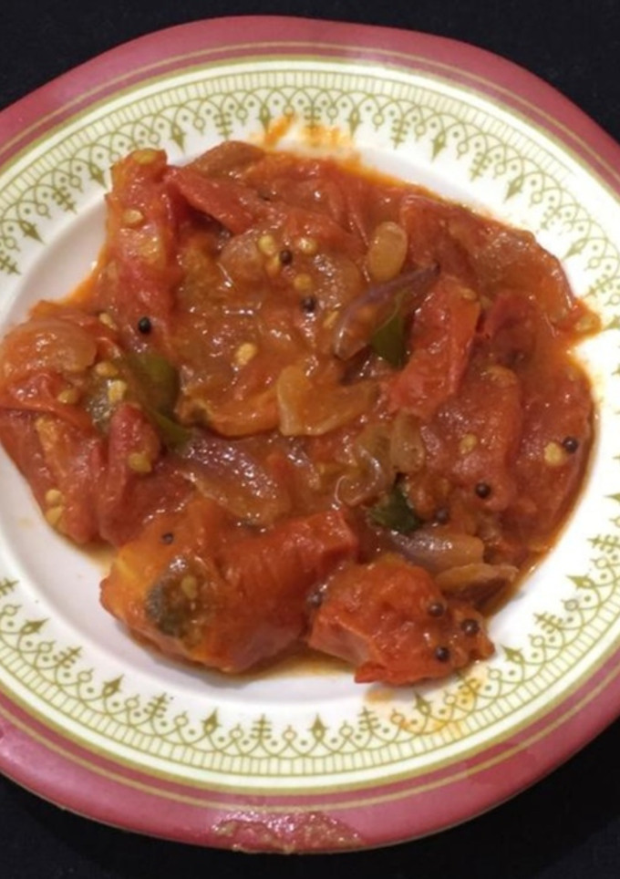 தக்காளி தொக்கு (Thakkaali thokku recipe in tamil) செய்முறை முக்கிய புகைப்படம்