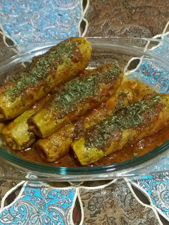 عکسی از دستور کوسا بلبن (کدو در ماست)