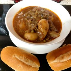 A picture of My Chilli Tasting Beef Stew 😋😋.