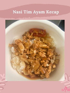 Foto resep Nasi Tim Ayam Kecap MPASI 9+