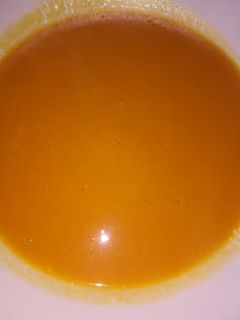 Una foto de Crema de calabaza