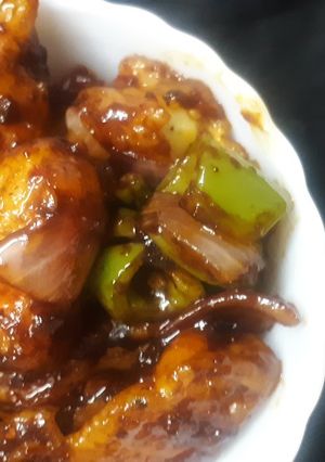 A picture of Chilli paneer.