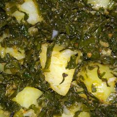 A picture of Instant Palak Aloo.