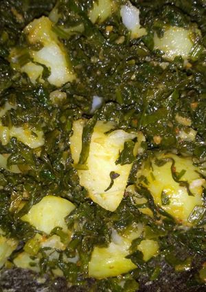 A picture of Instant Palak Aloo.