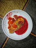 Honey Glazed Salmon With Beetroot Sauce