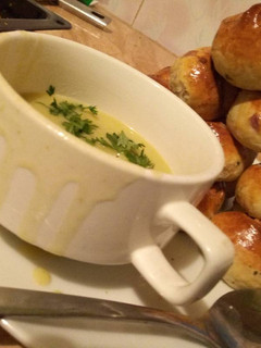 A picture of Onion and herb bread.