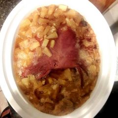 A picture of Crock Pot Brown Sugar Ham.