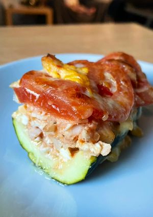 Variáció töltött cukkinire recept fotója