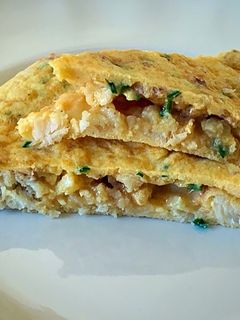 Una foto de Tortilla de merluza