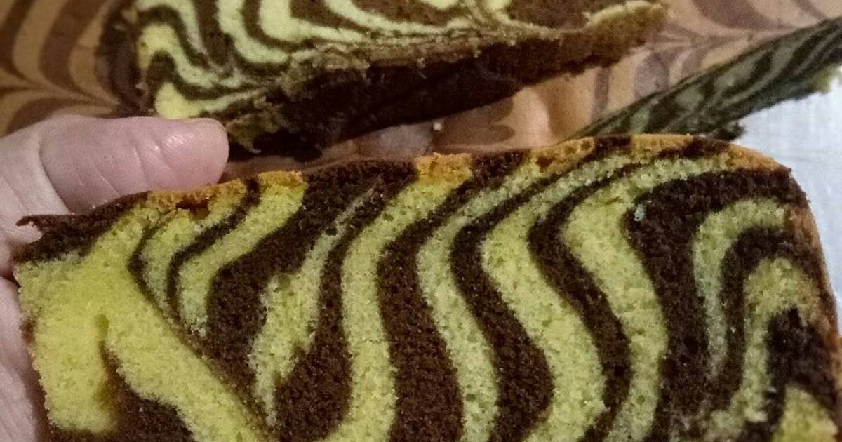 Resep Zebra butter cake oleh Mardiana Cookpad