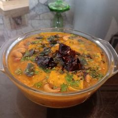 A picture of Dal dhokli.