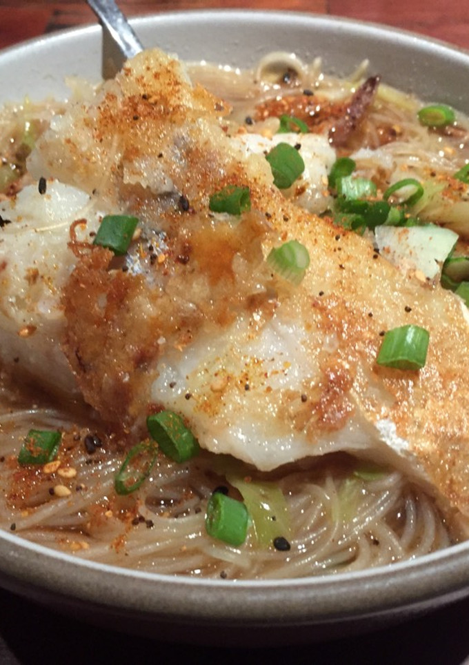 A picture of Cod and Noodles.