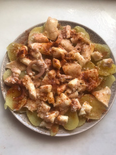 Una foto de Tapa de pulpito a la gallega