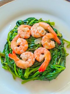 Foto resep Cah Kangkung Udang