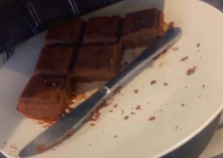 La Meilleur Recette De Brownie bananes chocolat