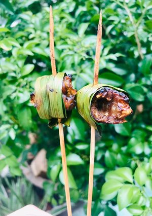 Hình của món Ăn dặm: lươn ngũ vị hương xiên que.