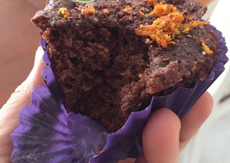 Cupcakes de chocolate veganos