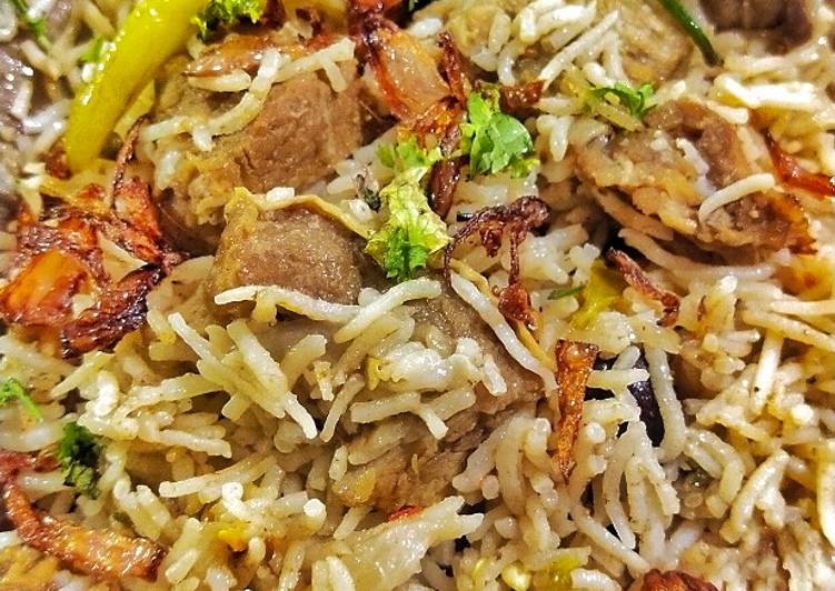 How to Prepare Quick Deghi mutton yakhni pulao 😋