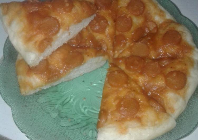 Rahasia Membuat Pizza Teflon 7 sdm 🍕 Anti Gagal