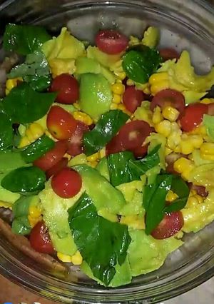 Una foto de Ensalada primavera