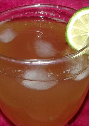 A picture of Chilled tamarind lemon juice.