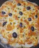 Pizza sin harina (masa de arroz)