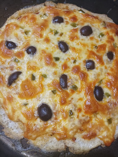 Una foto de Pizza sin harina (masa de arroz)