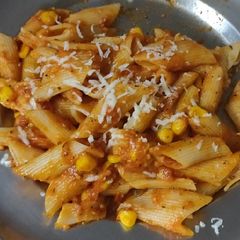 A picture of Red Sauce Pasta.