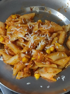 A picture of Red Sauce Pasta.