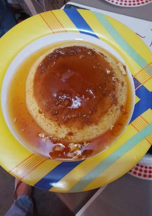 A picture of Flan Napolitano.