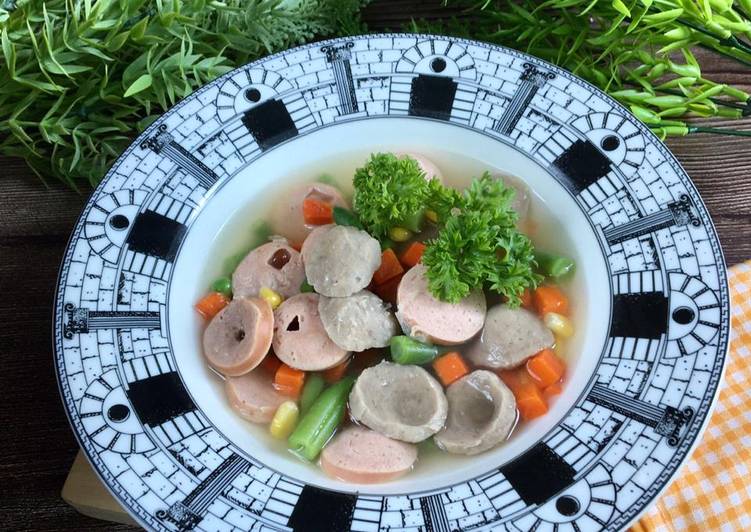Sup Bakso Sosis Mix Vegetable