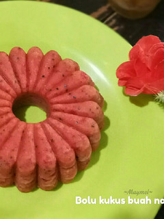 Foto resep Bolu kukus buah naga merah