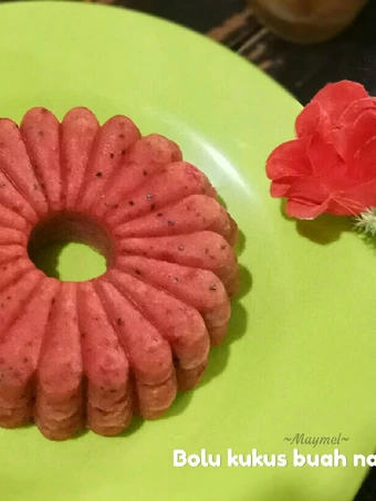 Cara Mudah Membuat Resep Bolu kukus buah naga merah yang Lezat Sekali Anti Ribet, Uenak Banget
