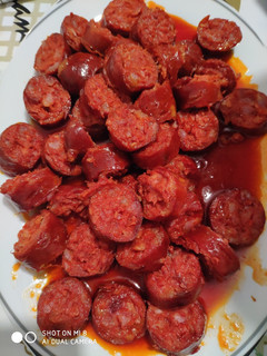 Una foto de Chorizos a la sidra mambo