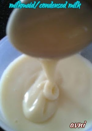 A picture of Instant Homemade Condensed Milk.