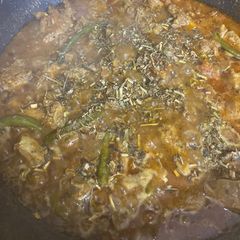 A picture of Mutton Karahi.