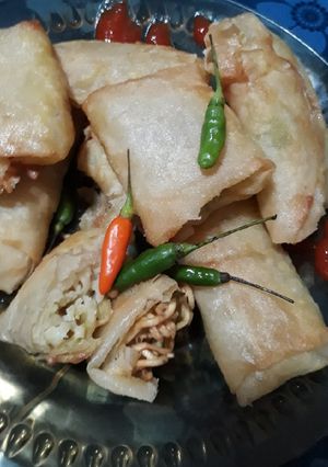 Foto resep Mie bungkus lumpia